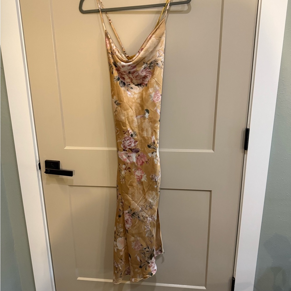 Silk ASTR Midi Dress